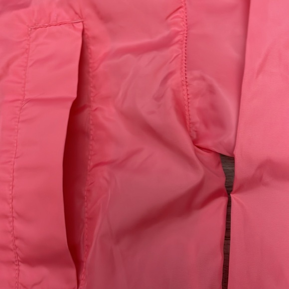 ASOS Pink Cropped Long Sleeve Zip Front Lightweight Windbreaker Hoodie Size 2 - Picture 7 of 14